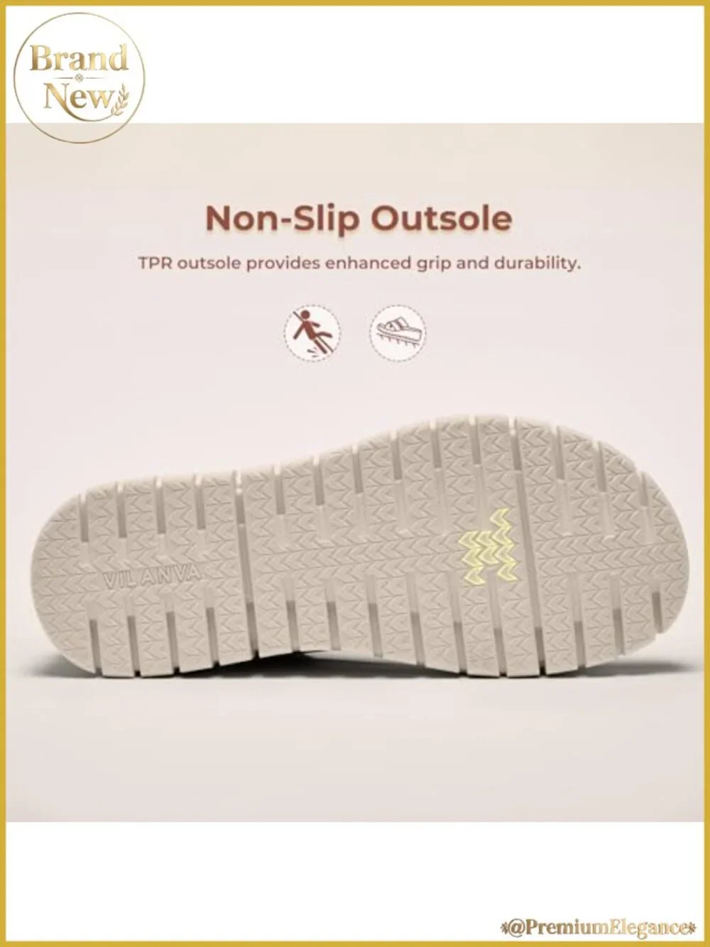 Orthopedic Platform Slip On Slides Adjustable Velcro Arch Support Sandals